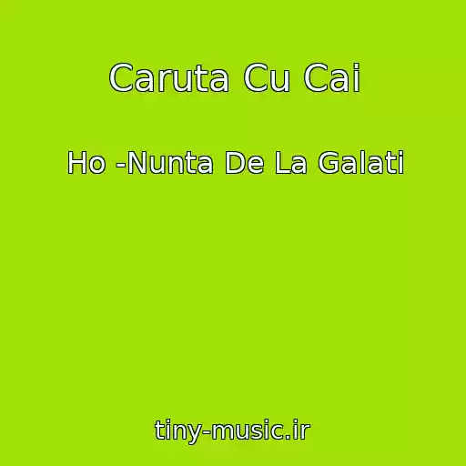 کاور آهنگ Caruta Cu Cai از Ho -Nunta De La Galati