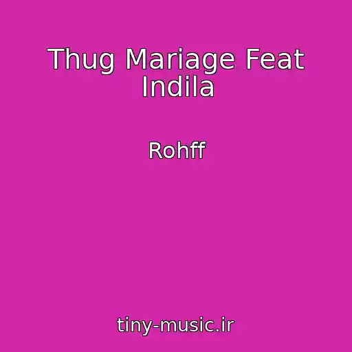 کاور آهنگ Thug Mariage Feat Indila از Rohff