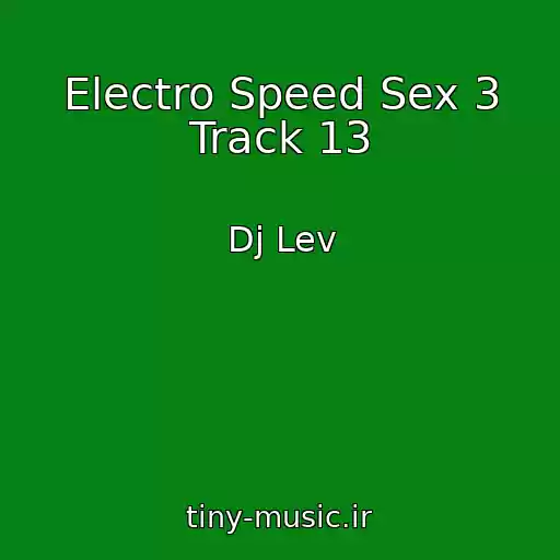 کاور آهنگ Electro Speed Sex 3 Track 13 از Dj Lev