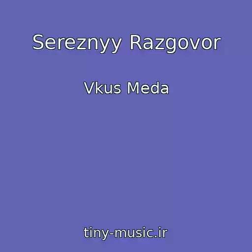 کاور آهنگ Sereznyy Razgovor از Vkus Meda