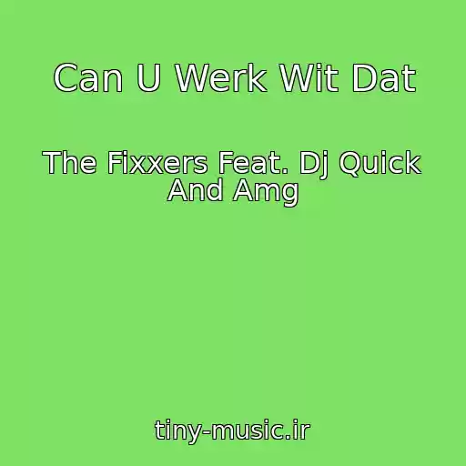کاور آهنگ Can U Werk Wit Dat از The Fixxers Feat. Dj Quick And Amg