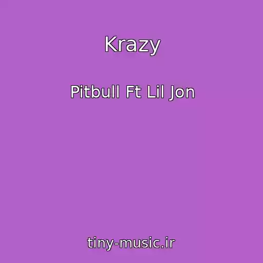 کاور آهنگ Krazy از Pitbull Ft Lil Jon