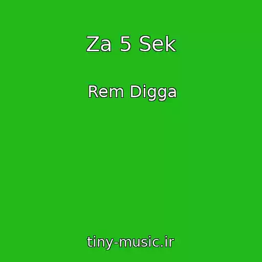 کاور آهنگ Za 5 Sek از Rem Digga