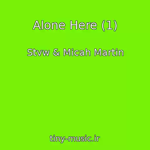 کاور آهنگ Alone Here (1) از Stvw & Micah Martin