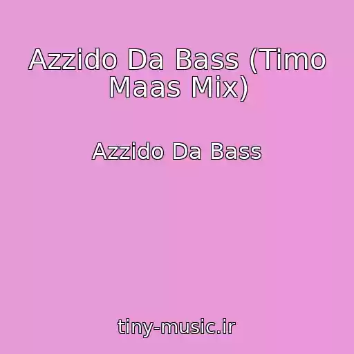کاور آهنگ Azzido Da Bass (Timo Maas Mix) از Azzido Da Bass
