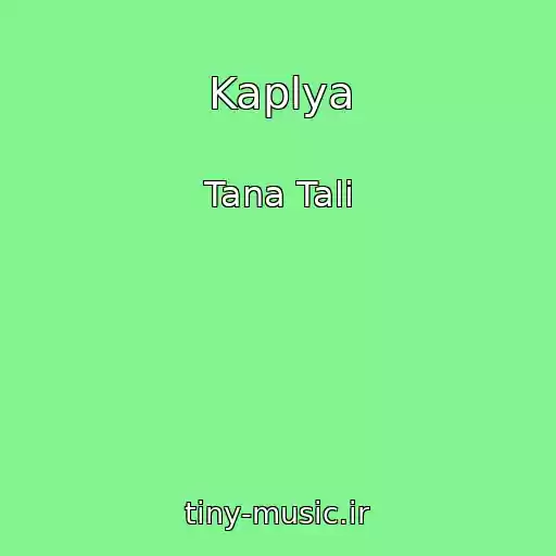 کاور آهنگ Kaplya از Tana Tali