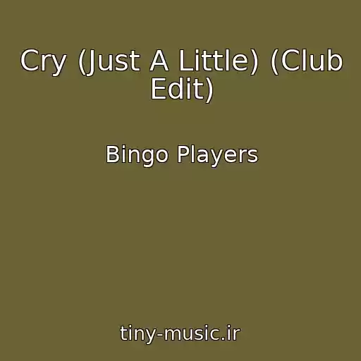 کاور آهنگ Cry (Just A Little) (Club Edit) از Bingo Players