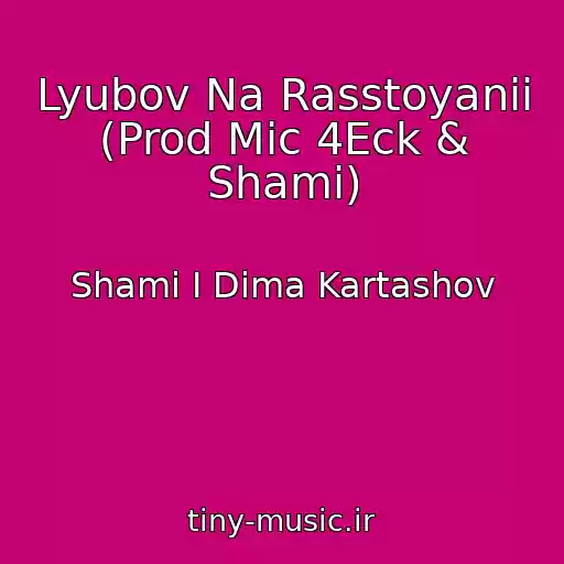 کاور آهنگ Lyubov Na Rasstoyanii (Prod Mic 4Eck & Shami) از Shami I Dima Kartashov