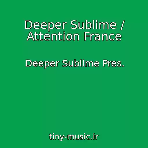 کاور آهنگ Deeper Sublime / Attention France از Deeper Sublime Pres.