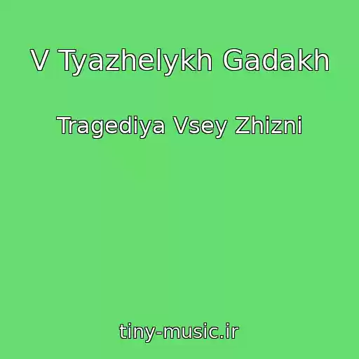 کاور آهنگ V Tyazhelykh Gadakh از Tragediya Vsey Zhizni