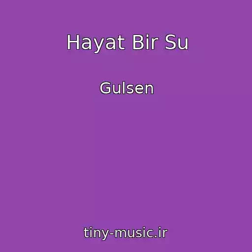 کاور آهنگ Hayat Bir Su از Gulsen
