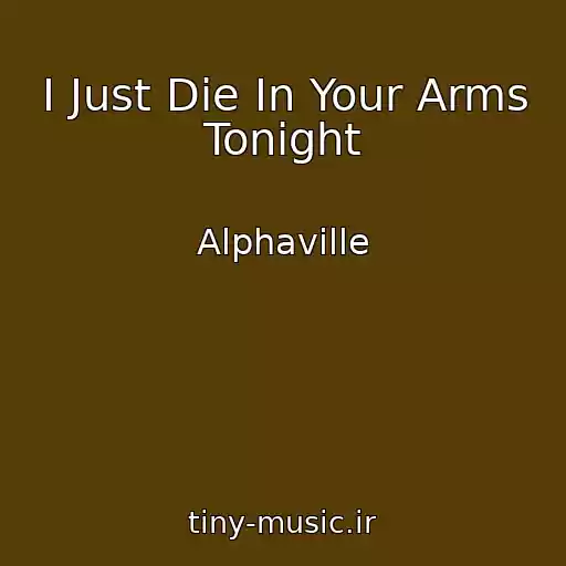 کاور آهنگ I Just Die In Your Arms Tonight از Alphaville