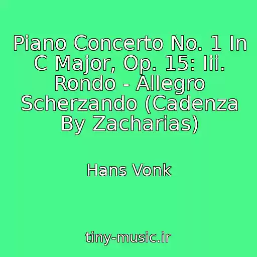 کاور آهنگ Piano Concerto No. 1 In C Major, Op. 15: Iii. Rondo - Allegro Scherzando (Cadenza By Zacharias) از Hans Vonk
