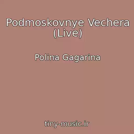کاور آهنگ Podmoskovnye Vechera (Live) از Polina Gagarina