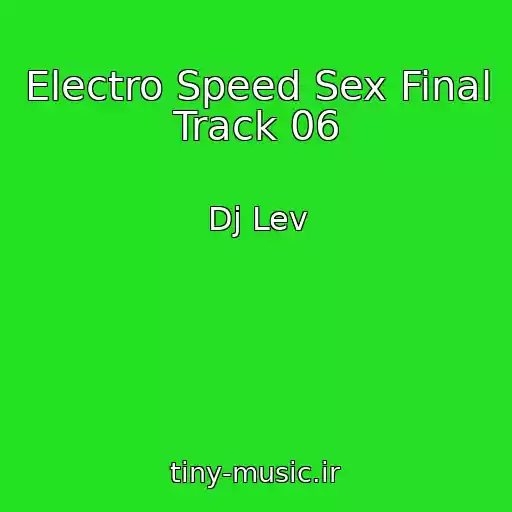 کاور آهنگ Electro Speed Sex Final Track 06 از Dj Lev