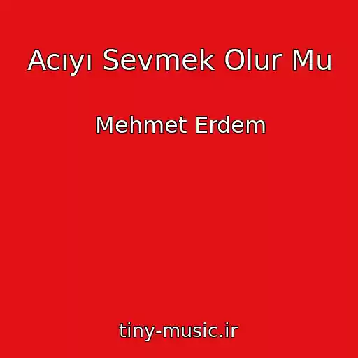 کاور آهنگ Acıyı Sevmek Olur Mu از Mehmet Erdem