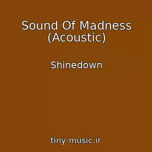 کاور آهنگ Sound Of Madness (Acoustic) از Shinedown