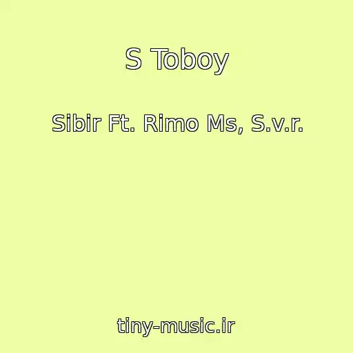 کاور آهنگ S Toboy از Sibir Ft. Rimo Ms, S.v.r.