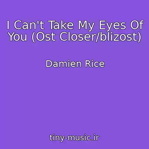 کاور آهنگ I Can't Take My Eyes Of You (Ost Closer/blizost) از Damien Rice