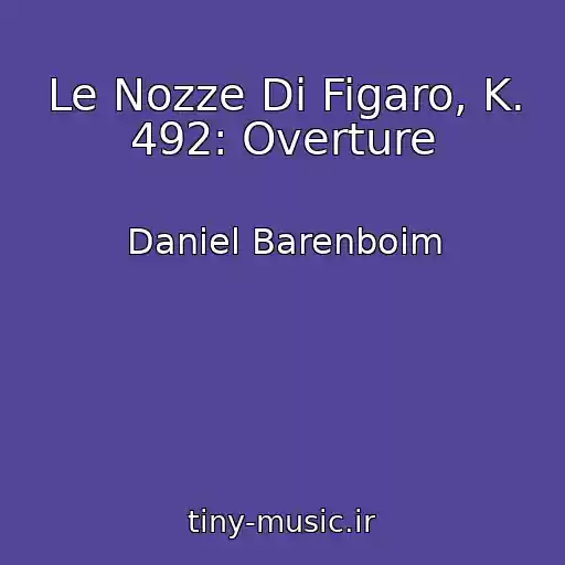 کاور آهنگ Le Nozze Di Figaro, K. 492: Overture از Daniel Barenboim