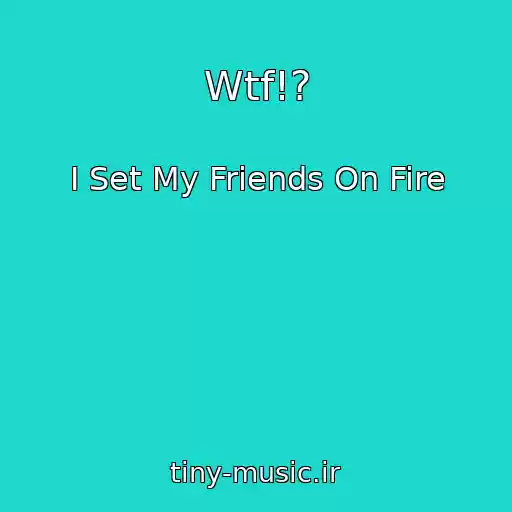 کاور آهنگ Wtf!? از I Set My Friends On Fire