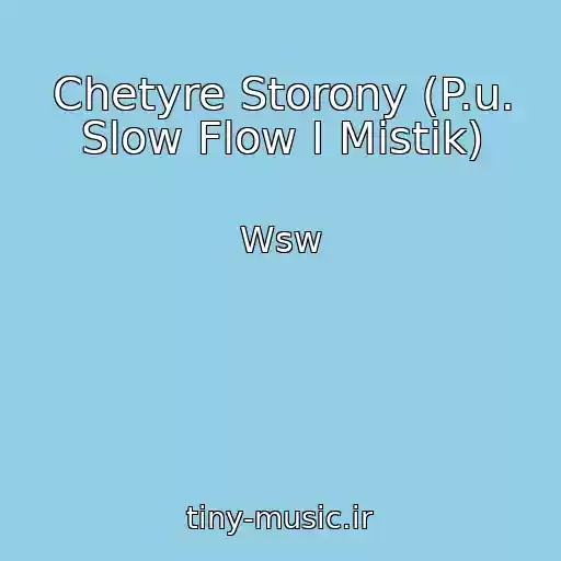 کاور آهنگ Chetyre Storony (P.u. Slow Flow I Mistik) از Wsw