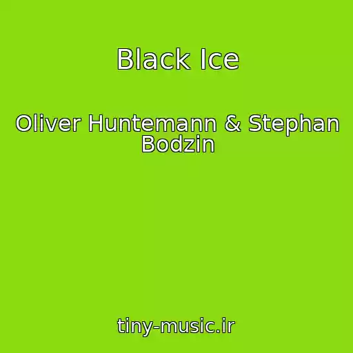 کاور آهنگ Black Ice از Oliver Huntemann & Stephan Bodzin