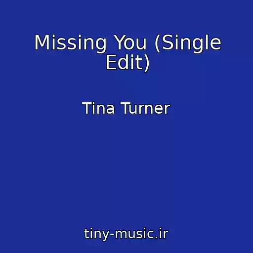 کاور آهنگ Missing You (Single Edit) از Tina Turner
