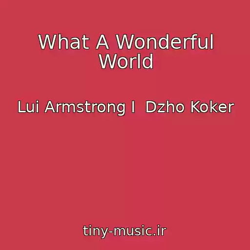کاور آهنگ What A Wonderful World از Lui Armstrong I  Dzho Koker