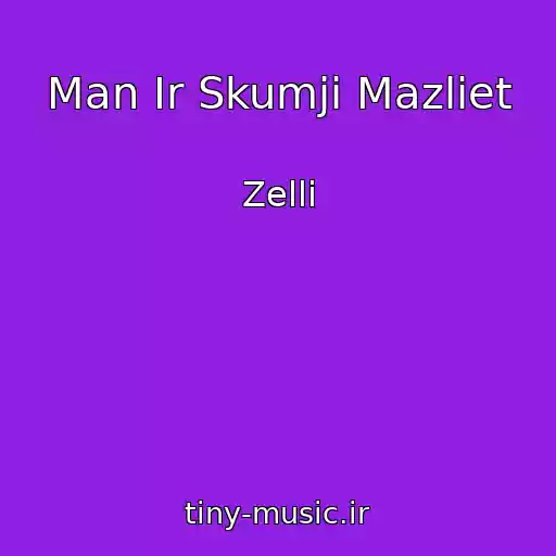 کاور آهنگ Man Ir Skumji Mazliet از Zelli