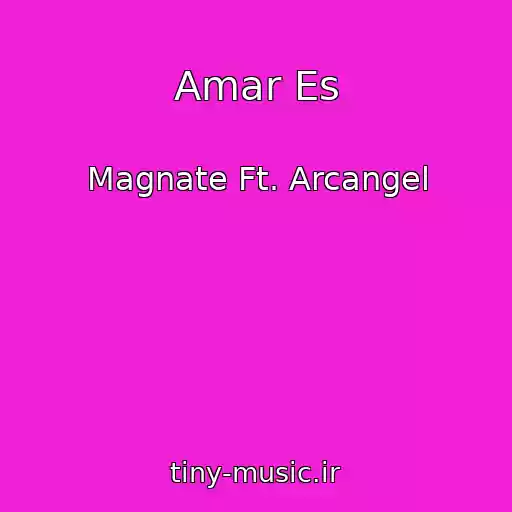 کاور آهنگ Amar Es از Magnate Ft. Arcangel