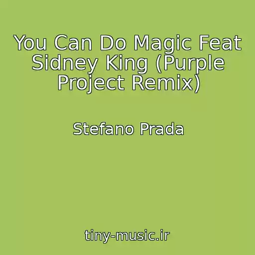 کاور آهنگ You Can Do Magic Feat Sidney King (Purple Project Remix) از Stefano Prada