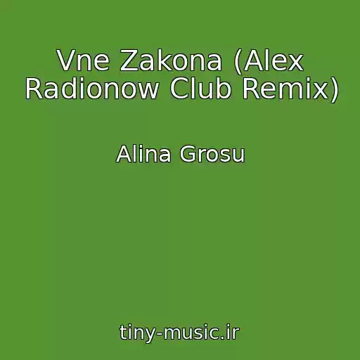 کاور آهنگ Vne Zakona (Alex Radionow Club Remix) از Alina Grosu