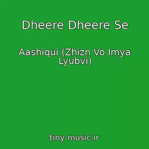 کاور آهنگ Dheere Dheere Se از Aashiqui (Zhizn Vo Imya Lyubvi)