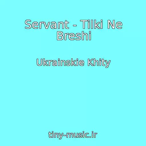 کاور آهنگ Servant - Tіlki Ne Breshi از Ukrainskie Khity