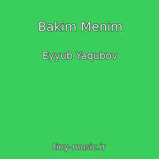 کاور آهنگ Bakim Menim از Eyyub Yaqubov