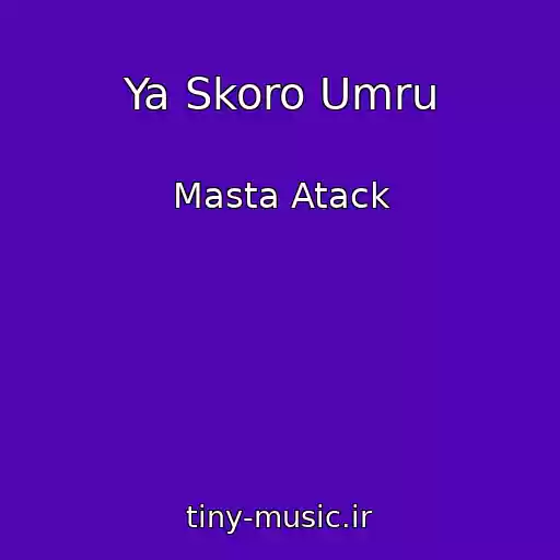 کاور آهنگ Ya Skoro Umru از Masta Atack