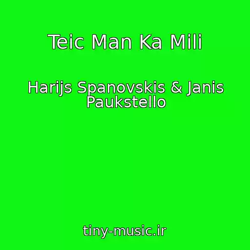 کاور آهنگ Teic Man Ka Mili از Harijs Spanovskis & Janis Paukstello
