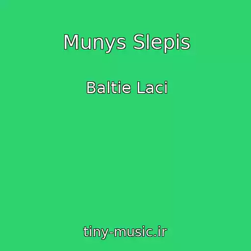 کاور آهنگ Munys Slepis از Baltie Laci