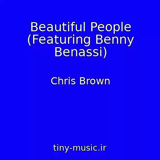 کاور آهنگ Beautiful People (Featuring Benny Benassi) از Chris Brown