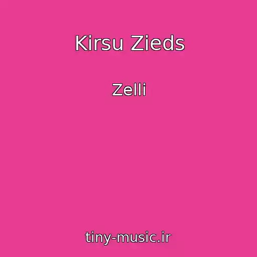 کاور آهنگ Kirsu Zieds از Zelli