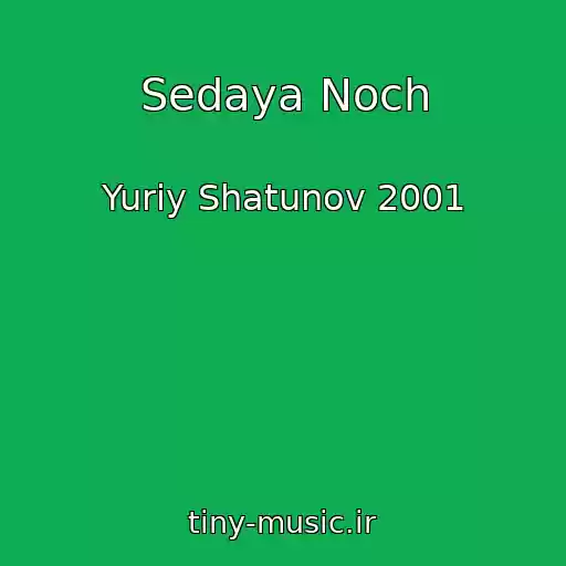 کاور آهنگ Sedaya Noch از Yuriy Shatunov 2001