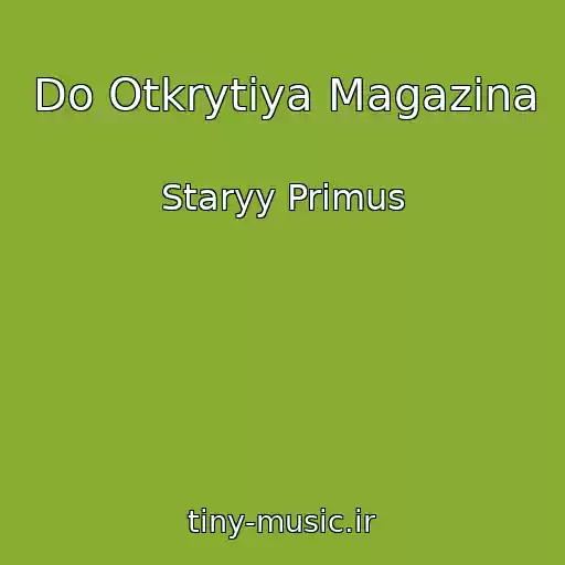 کاور آهنگ Do Otkrytiya Magazina از Staryy Primus