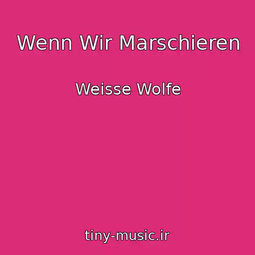 کاور آهنگ Wenn Wir Marschieren از Weisse Wolfe