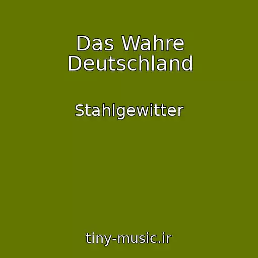 کاور آهنگ Das Wahre Deutschland از Stahlgewitter