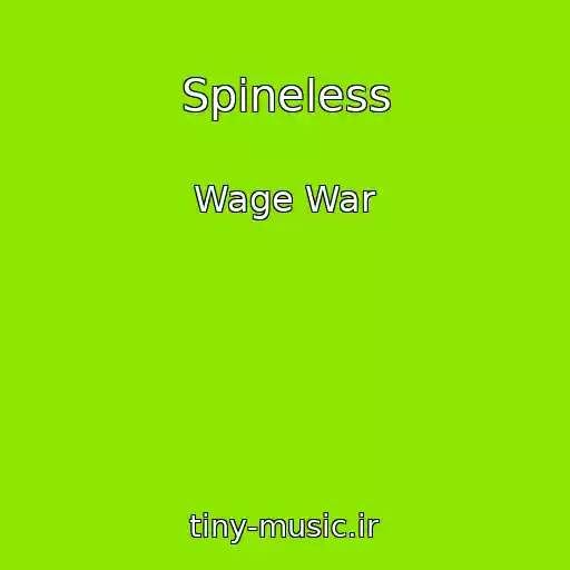 کاور آهنگ Spineless از Wage War