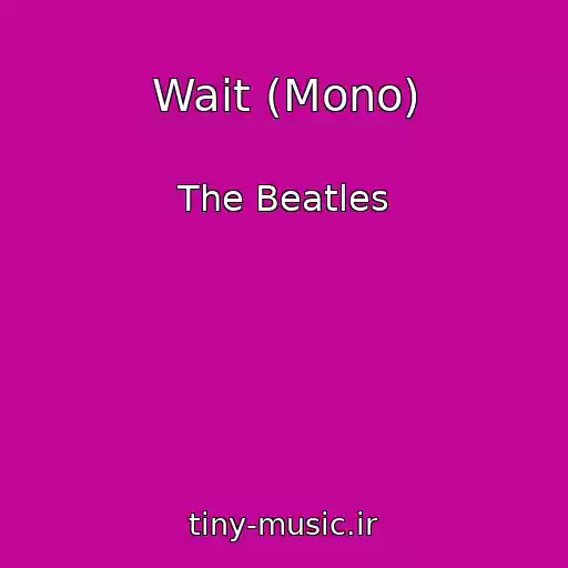 کاور آهنگ Wait (Mono) از The Beatles