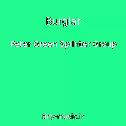 کاور آهنگ Burglar از Peter Green Splinter Group