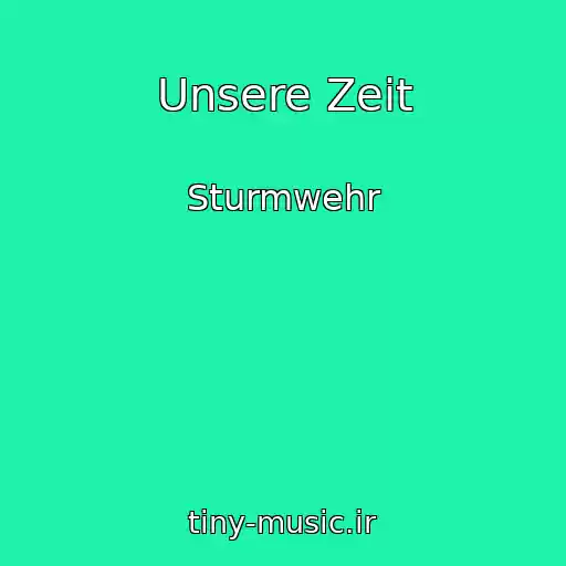 کاور آهنگ Unsere Zeit از Sturmwehr