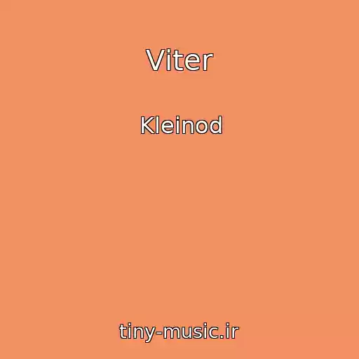 کاور آهنگ Vіter از Kleinod